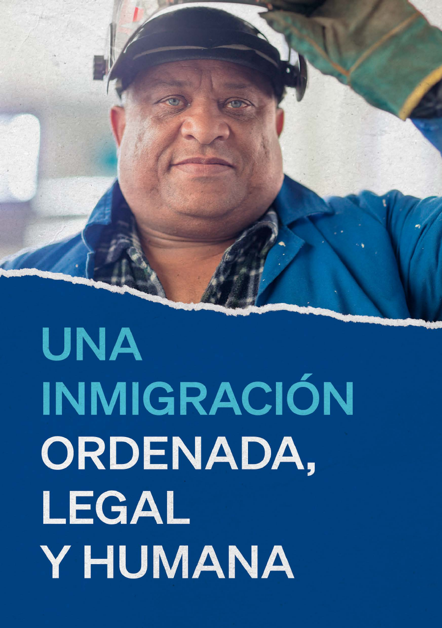 Primera página del documento de inmigración